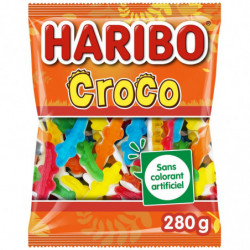 LOT DE 5 - HARIBO - Bonbons Croco - paquet de 280 g