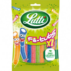 LOT DE 2 - LUTTI - Bonbons Fili-Tubs XL - paquet de 180 g