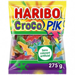 LOT DE 6 - HARIBO - Bonbons Croco Pik - paquet de 275 g