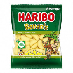 LOT DE 5 - HARIBO - Bonbons Banan's - sachet de 300 g