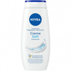 LOT DE 3 - NIVEA - Creme Douceur Gel douche soin Amande Douce - flacon de 250 ml