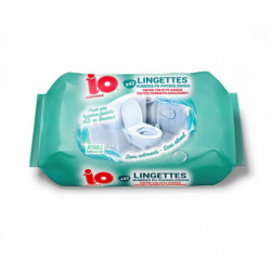 LOT DE 5 - IO - Lingette Humides Ph Physiologique Papier toitette - paquet de 42 lingettes