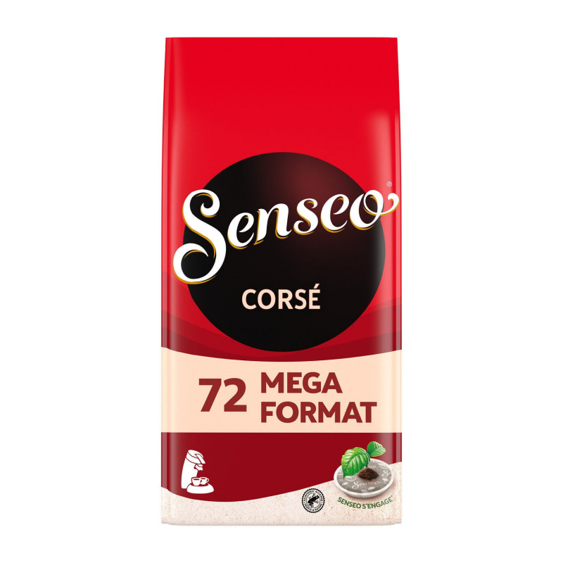 SENSEO - Café dosettes Corsé - paquet de 72 dosettes