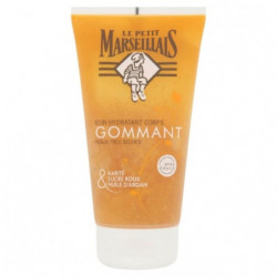 LOT DE 3 - LE PETIT MARSEILLAIS - Soin gommant hydratant Corps Karité Sucre Argan - flacon de 150 ml