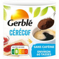 LOT DE 5 - GERBLE - Cérécof Préparation pour boisson instantanée - boite de 125 g