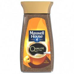 LOT DE 4 - MAXWELL HOUSE - Café soluble qualité filtre - bocal de 200 g
