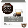 LOT DE 6 - DOLCE GUSTO - Espresso Barista Intensité 9 Café capsules Compatible Dolce Gusto - boîte de 16 capsules