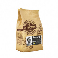 LOT DE 3 - LOBODIS - Ethiopie Café en Grains - paquet de 500 g