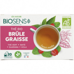 LOT DE 2 - BIOSENS - Thé Vert Brûle Graisse Bio - boite de 20 sachets