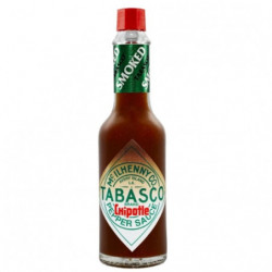 LOT DE 3 - TABASCO - Sauce Pimentée Chipotle Goût Fumé - flacon de 60 ml