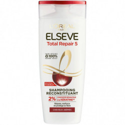 LOT DE 6 - ELSEVE - Shampoing Reconstituant Pour Cheveux Abîmés - flacon de 350 ml