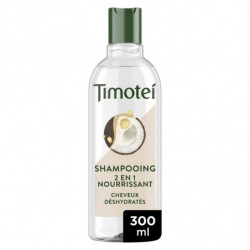 LOT DE 5 - TIMOTEI - Shampooing Nourrissant 2En1 À L'Huile De Coco - flacon de 300 ml