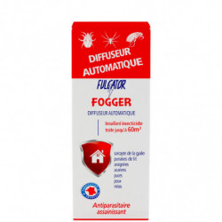 LOT DE 3 - FULGATOR - Fogger Diffuseur Automatique Antiparasites - 100 ml