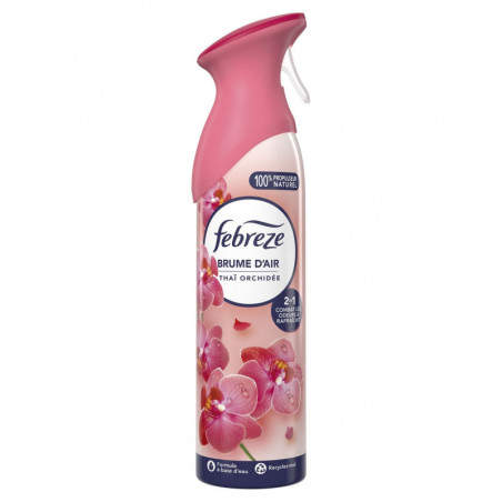 LOT DE 3 - FEBREZE - Brume d'Air Spray Désodorisant Thai Orchidée - flacon de 185 ml