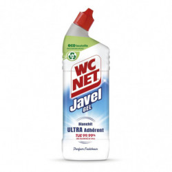 LOT DE 6 - WC NET - Gel Wc Javel Ultra Adhérent - flacon de 750 ml
