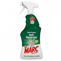LOT DE 2 - ST MARC - Multi Usage Anti-Bactérien Nettoyant Ménager - spray de 500 ml