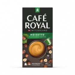 LOT DE 5 - CAFE ROYAL - Noisette n°4 Café capsules Compatibles Nespresso - boite de 10 capsules