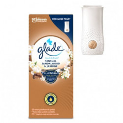 LOT DE 5 - GLADE - Recharge Désodorisant Touch Fresh Sensual Sandal wood Jasmine - recharge de 10 ml
