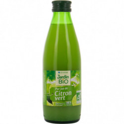 LOT DE 2 - JARDIN BIO ETIC - Jus De Citron Vert Bio - bouteille de 25 cl