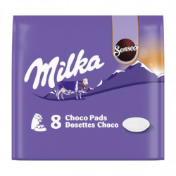LOT DE 5 - SENSEO - Milka Chocolat dosettes Compatibles Senseo - paquet de 8 dosettes