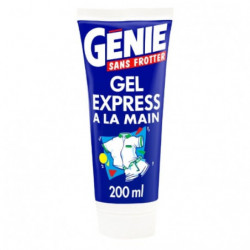 LOT DE 6 - GENIE - Lessive main sans frotter Gel Express - tube de 200 ml