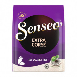 LOT DE 3 - SENSEO - Extra Corsé Café dosettes - Paquet de 40 dosettes - 277g