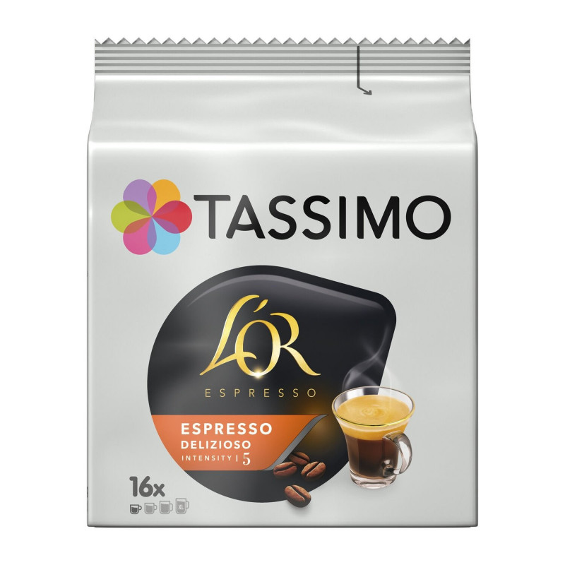 TASSIMO - L'Or Espresso Delizioso - paquet de 16 Dosettes de Café