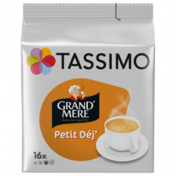 LOT DE 2 - TASSIMO - Grand Mère Petit Déj Café dosettes - 16 dosettes