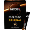 LOT DE 5 - NESCAFE - Café Soluble Espresso Original - boîte de 45g - 25 sticks