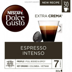LOT DE 5 - NESCAFE DOLCE GUSTO - Espresso Intenso Café - boite de 30 capsules