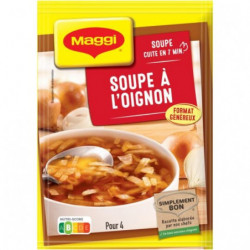 LOT DE 3 - MAGGI - Soupe déshydratée à l'oignon - sachet de 61 g