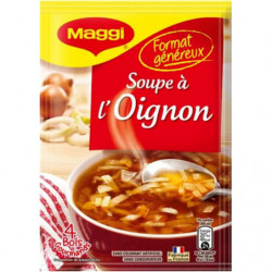 LOT DE 10 - MAGGI - Soupe déshydratée à l'oignon - sachet de 61 g
