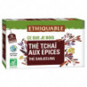LOT DE 3 - ETHIQUABLE - Thé noir Tchai aux Epices Darjeeling Bio - boite de 20 sachets