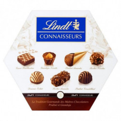 LINDT - Connaisseurs - Assortiments de chocolats pralinés - boite de 217 g