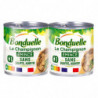 BONDUELLE - Champignons émincés sans sulfite et sans additif - pack de 2 boîtes de 115 g