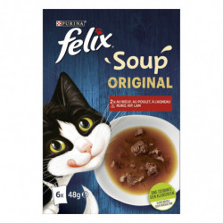 LOT DE 6 - FELIX - Soupe Sélection de la Campagne - boite de 6 sachets de 48 g