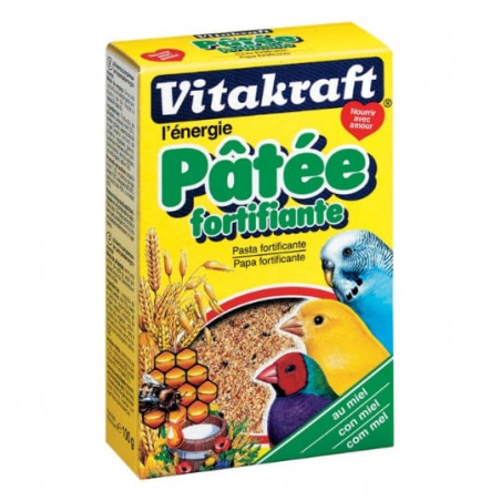 LOT DE 2 - VITAKRAFT - Pâtée pour oiseaux fortifiante au miel - paquet de 100 g