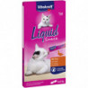 VITAKRAFT - Liquide Snack Friandise pour chat liquides Canard & beta-glucanes - boite de 90 g