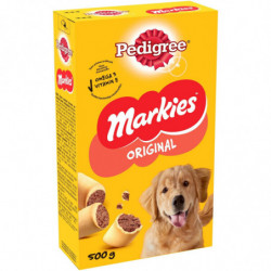 LOT DE 5 - PEDIGREE - Markies Récompense pour chien moyens grands biscuit - boite de 500 g