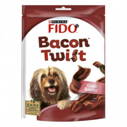 LOT DE 2 - FIDO -  Bacon twist Récompense pour chien - sachet de 120 g