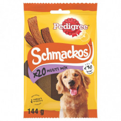 LOT DE 2 - PEDIGREE - Schmackos Multi Mix Récompense pour chien - sachet de 144 g