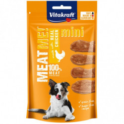 LOT DE 3 - VITAKRAFT - MEAT ME! mini Poulet Friandises pour chien - sachet de 60 g