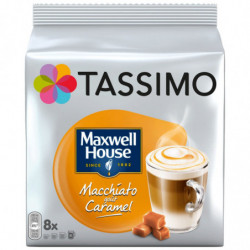 TASSIMO - Maxwell House - 8 Dosettes de Macchiato au Caramel - 168 g
