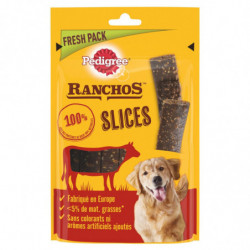 LOT DE 3 - PEDIGREE - Ranchos Slices lamelles au buf Récompense pour chien - sachet de 60 g