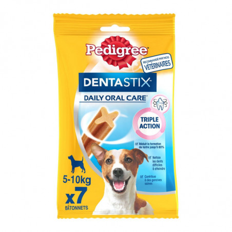 LOT DE 3 - PEDIGREE - Dentastix Récompense pour chien petits batonnets - sachet de 7 - 110 g