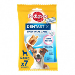 LOT DE 5 - PEDIGREE - Dentastix Récompense pour chien petits batonnets - sachet de 7 - 110 g