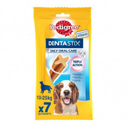 LOT DE 2 - PEDIGREE - Dentastix Récompense pour chien moyens batonnets - sachet de 7 - 180 g