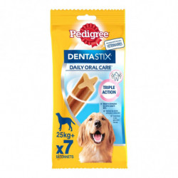 LOT DE 4 - PEDIGREE - Dentastix Récompense pour chien grands batonnets - sachet de 7 - 270 g