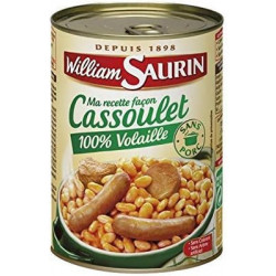 WILLIAM SAURIN - Ma Recette Façon Cassoulet 100% Volaille - 420 g