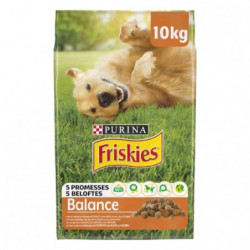 FRISKIES - Balance Croquettes pour chien Adulte au Poulet - sac de 10 kg